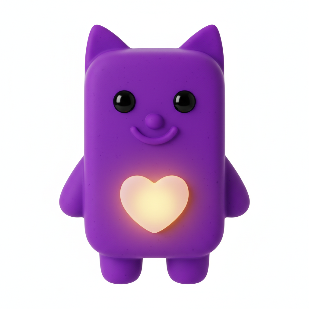 Kumi Cosmo — purple, curious adventurer